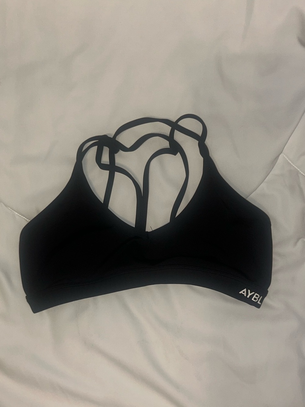 AYBL Black Multi-Strap Sports Bra